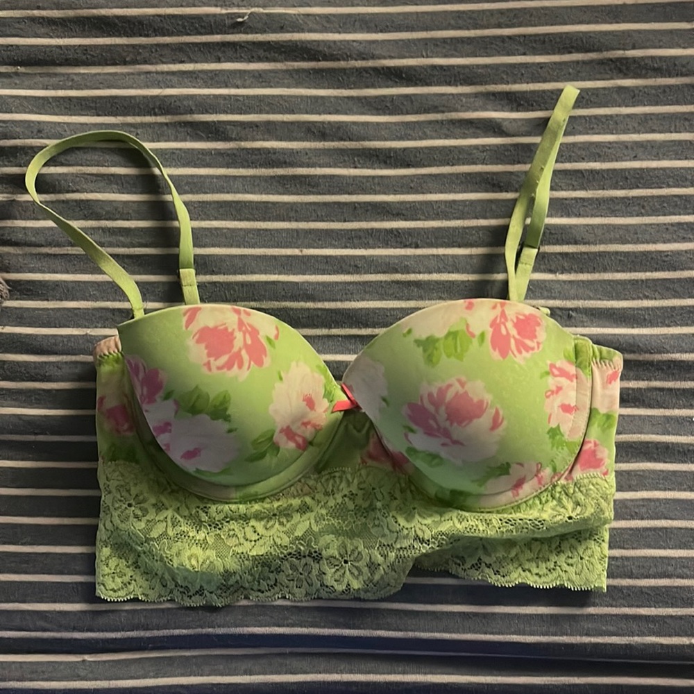 Sexy lace wire push up bra